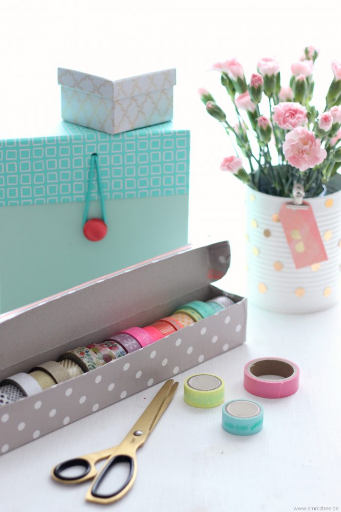 Ein schnelles DIY: Masking-Tape-Organizer